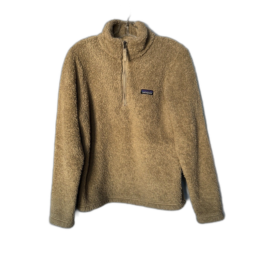 Patagonia Women's Los Gatos 1/4 Zip Fleece Pullover - Khaki Tan / El Cap Khaki